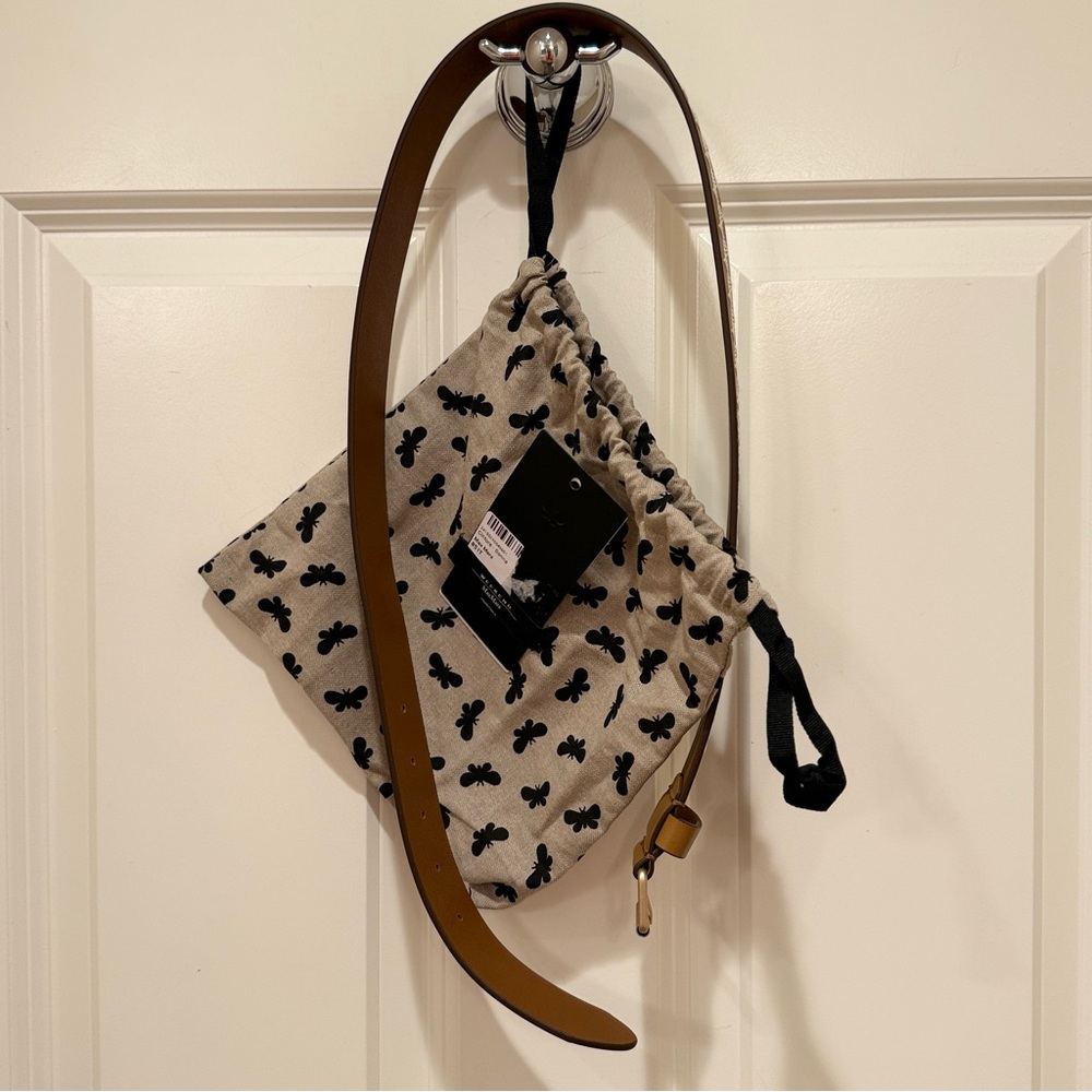 NWT Weekend Max Mara Leather Belt Size: Small; Medium Brown All Seasons - Picture 4 of 10